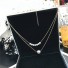 Dámský jemný náhrdelník s perlami 1
