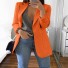 Dámský kabát A1841 oranžová