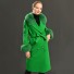 Dámský kabát P2570 zelená