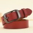 Dámský kožený pásek A2521 červená