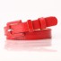 Dámský kožený pásek L210 červená