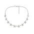 Dámský náhrdelník s hvězdami G813 stříbrná