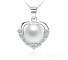 Dámský náhrdelník s perlou J1831 bílá