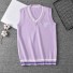 Dámsky pletená vesta A2270 svetlo fialová