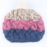 Dámský pletený baret J1835 růžová
