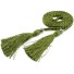 Dámsky pletený opasok L60 armádny zelená