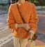Dámský pletený svetr G229 oranžová