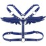 Dámsky postroj s krídlami modrá