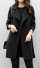 Dámský stylový kabát J1846 černá