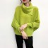 Dámský svetr s rolákem A55 zelená