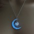 Dámský svíticí náhrdelník s měsícem 5