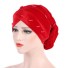 Dámsky turban s korálkami červená