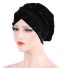 Dámsky turban s korálkami čierna