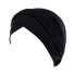 Dámsky turban s vrkôčiky čierna