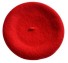 Dámský vlněný baret červená