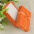 Darčeková krabička na šperky oranžová