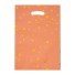 Darčekový sáčok s hviezdičkami 10 ks oranžová