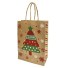 Dárková taška s vánočním motivem 21 x 15 x 8 cm 4 ks 2