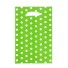 Dárkový sáček s puntíky 10 ks zelená