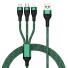 Daten-USB-Kabel 3 in 1 P3967 grün