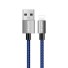 Datenkabel für Apple Lightning auf USB 3 Stk blau