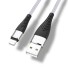 Datenkabel für Apple Lightning auf USB K447 silbern