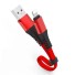 Datenkabel für Apple Lightning / USB 30 cm rot