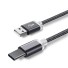 Datenkabel USB / USB-C-Verlängerungsstecker dunkelgrau