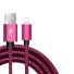 Datový kabel Apple Lightning na USB tmavě růžová