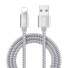 Dátový kábel pre Apple Lightning na USB 1 m K615 strieborná
