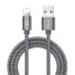 Dátový kábel pre Apple Lightning na USB 1 m K615 tmavo sivá