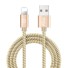 Dátový kábel pre Apple Lightning na USB 1 m K615 zlatá