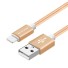 Dátový kábel pre Apple Lightning na USB 10 ks zlatá