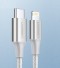Dátový kábel pre Apple Lightning na USB-C strieborná