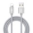 Dátový kábel pre Apple Lightning na USB K437 strieborná