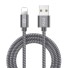 Dátový kábel pre Apple Lightning na USB K437 tmavo sivá
