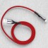 Dátový kábel pre Apple Lightning na USB K620 červená