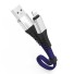 Dátový kábel pre Apple Lightning / USB 30 cm modrá