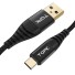 Dátový kábel pre USB-C / USB čierna
