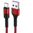 Dátový kábel USB-C na USB K487 červená