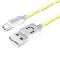 Datový kabel USB / Micro USB 10 ks žlutá