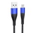 Datový kabel USB / Micro USB K463 modrá