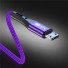 Dátový kábel USB / Micro USB K488 fialová
