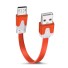 Dátový kábel USB / Micro USB K647 oranžová