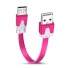 Dátový kábel USB / Micro USB K647 tmavo ružová