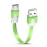 Datový kabel USB / Micro USB K647 zelená