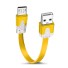Dátový kábel USB / Micro USB K647 žltá
