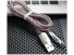 Dátový kábel USB / Micro USB K655 ružová