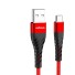 Datový kabel USB na Micro USB K493 červená