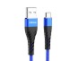 Dátový kábel USB na Micro USB K493 modrá